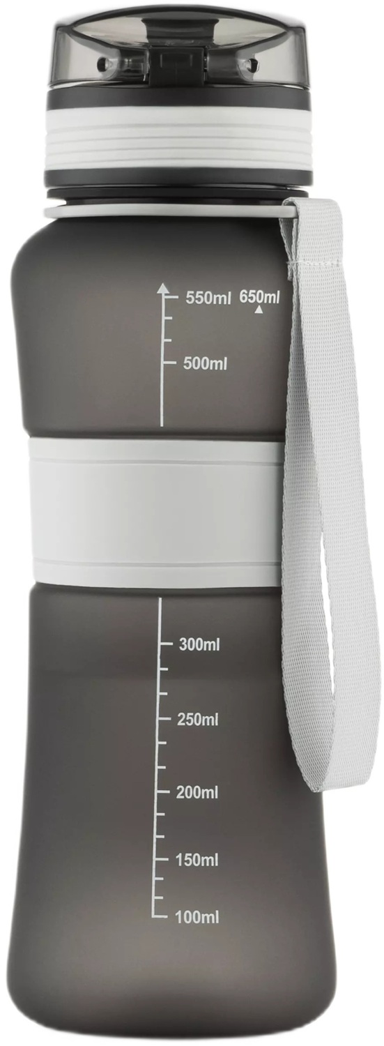 Пляшка для води ARDESTO Balance 650мл, чорний (AR2265BL)фото