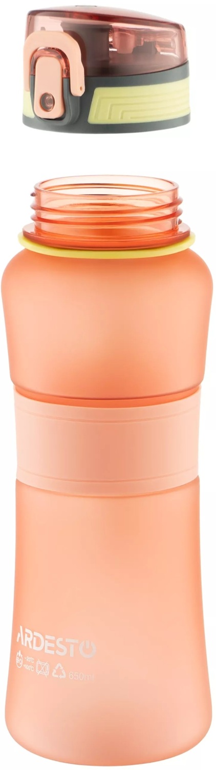 Пляшка для води ARDESTO Balance 650мл, червоний (AR2265BR)фото