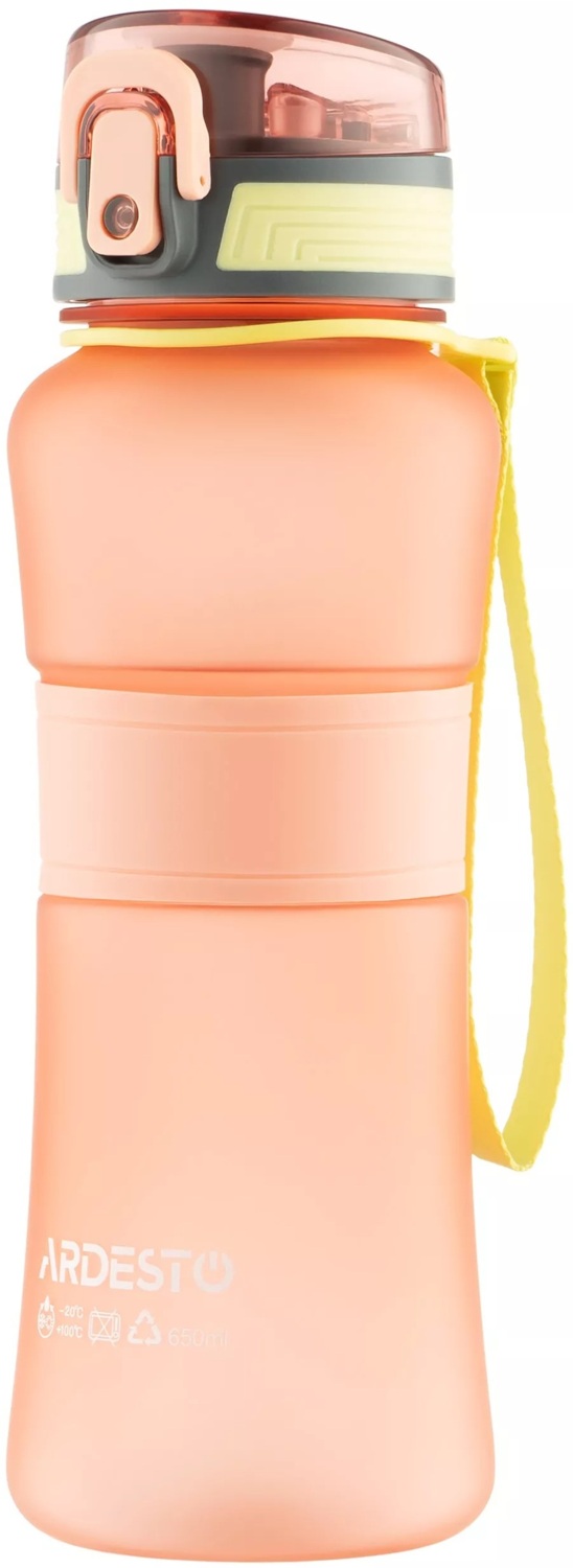 Пляшка для води ARDESTO Balance 650мл, червоний (AR2265BR)фото