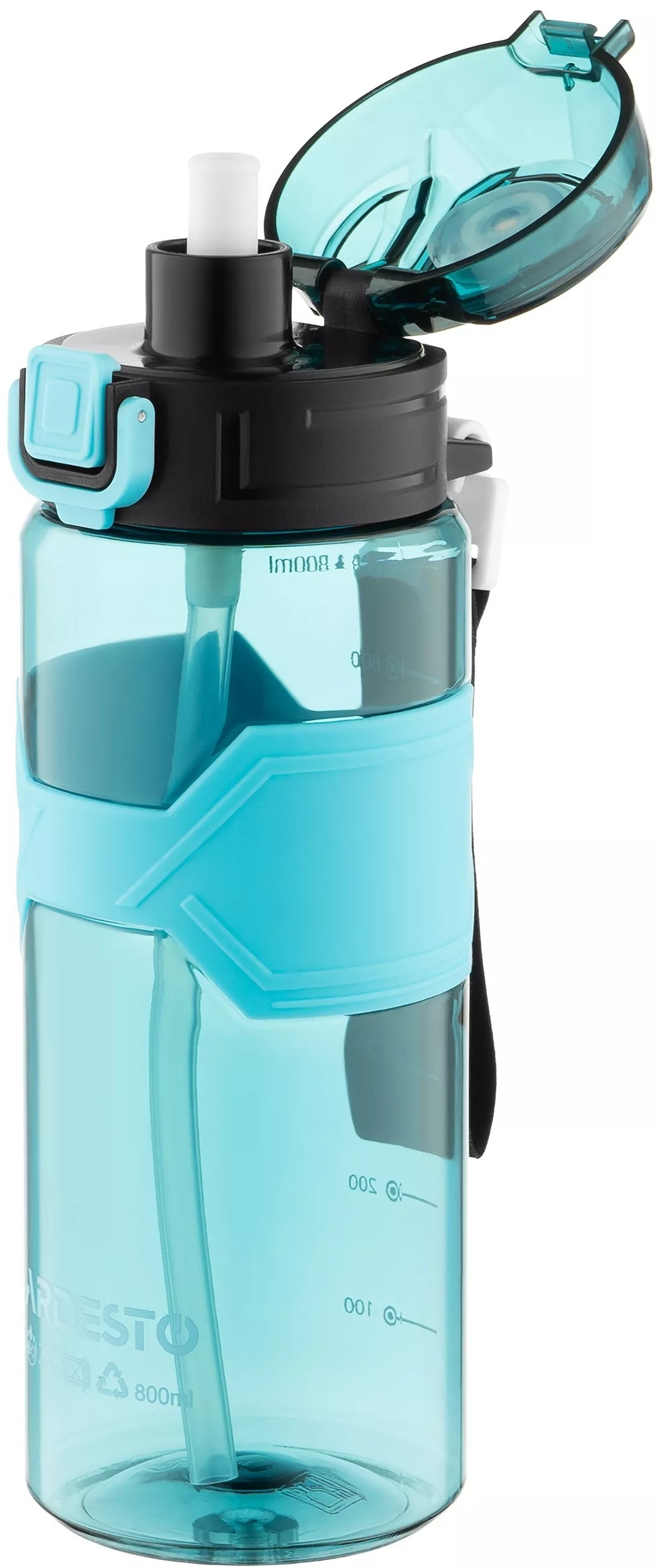 Бутылка для воды ARDESTO Fitness 800мл, голубой (AR2280EB) фото 3