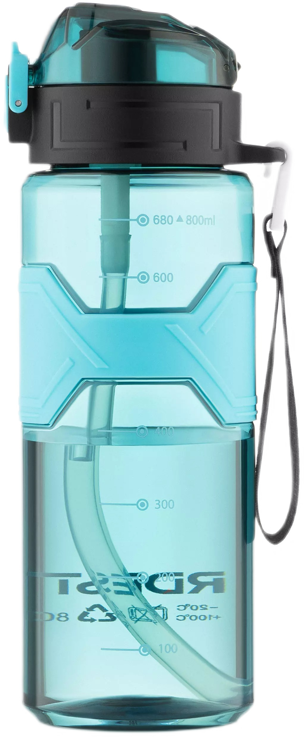 Бутылка для воды ARDESTO Fitness 800мл, голубой (AR2280EB) фото 5