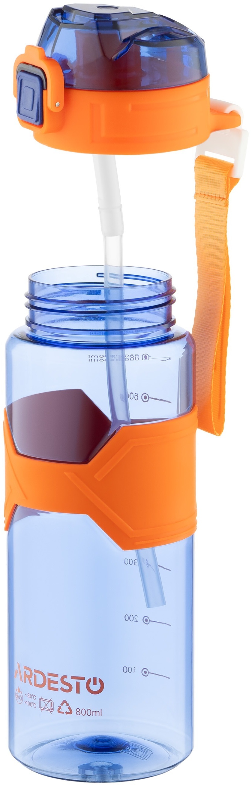 Бутылка для воды ARDESTO Fitness 800мл, синий (AR2280ED) фото 4