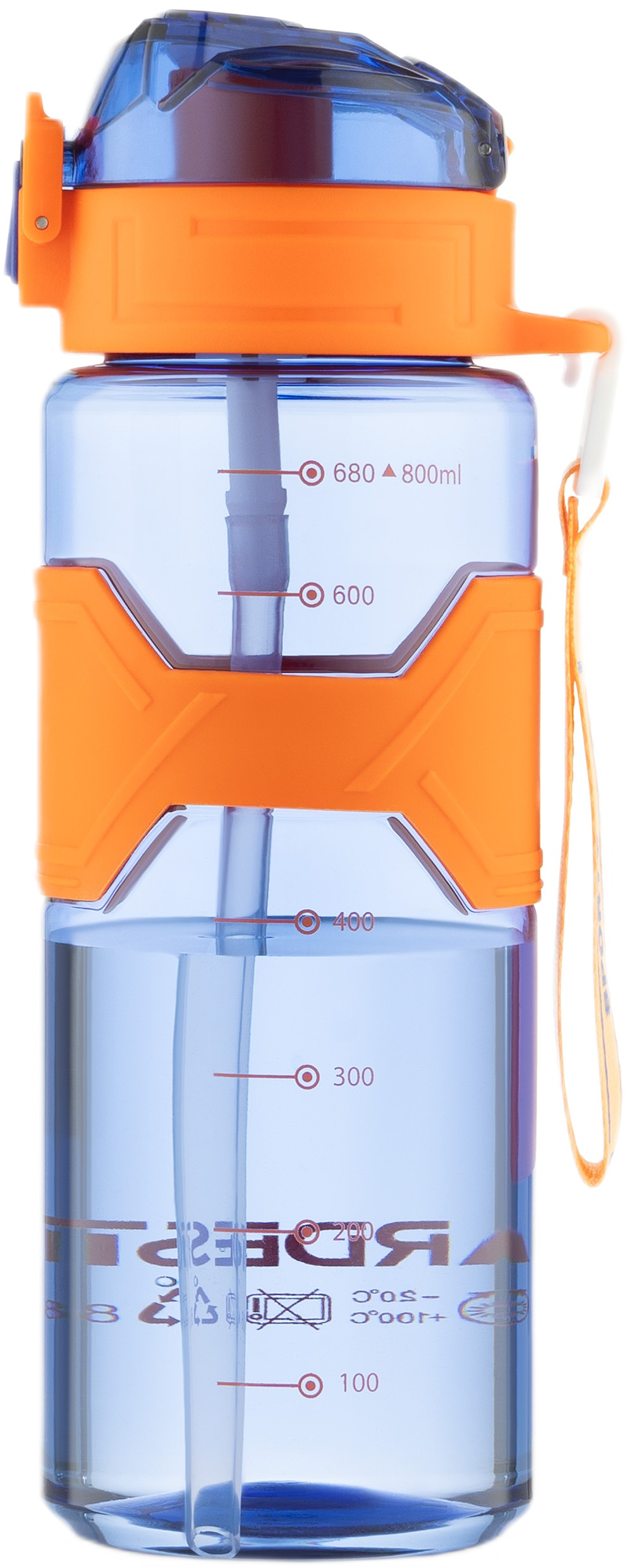Бутылка для воды ARDESTO Fitness 800мл, синий (AR2280ED) фото 5