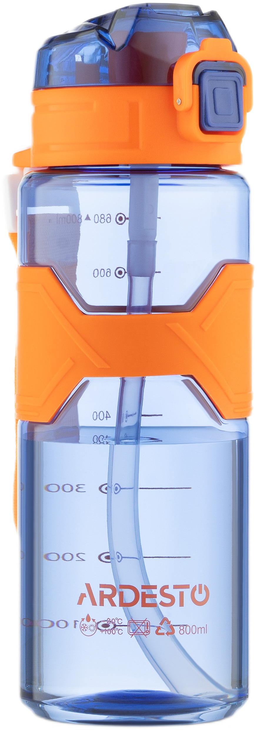 Бутылка для воды ARDESTO Fitness 800мл, синий (AR2280ED) фото 6