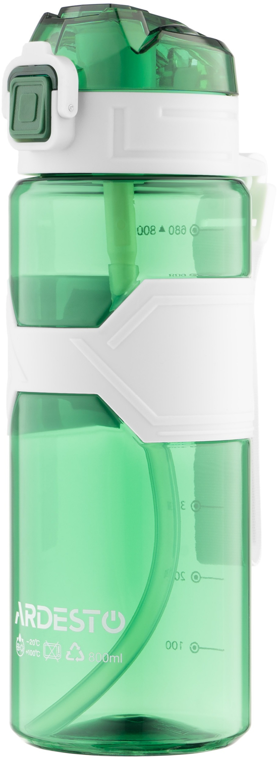 Бутылка для воды Ardesto Fitness 800мл, зеленый (AR2280EG) фото