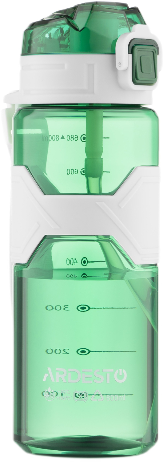 Бутылка для воды Ardesto Fitness 800мл, зеленый (AR2280EG) фото