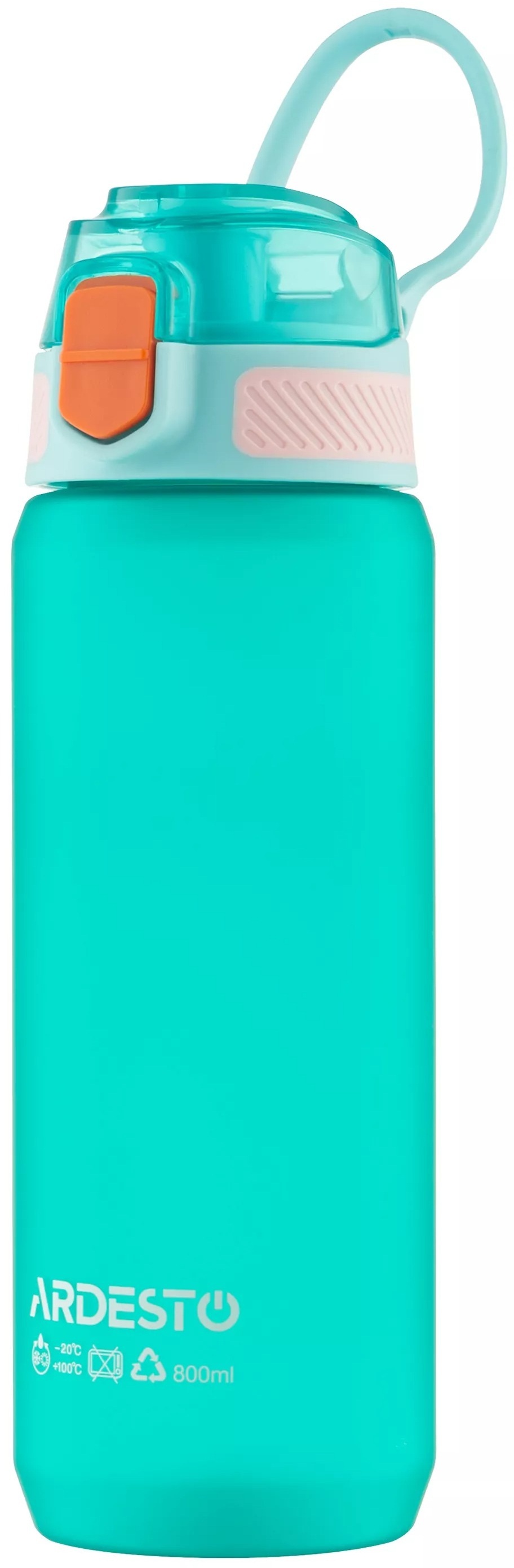 Пляшка для води ARDESTO Matte 800мл, блакитний (AR2281MB)фото2