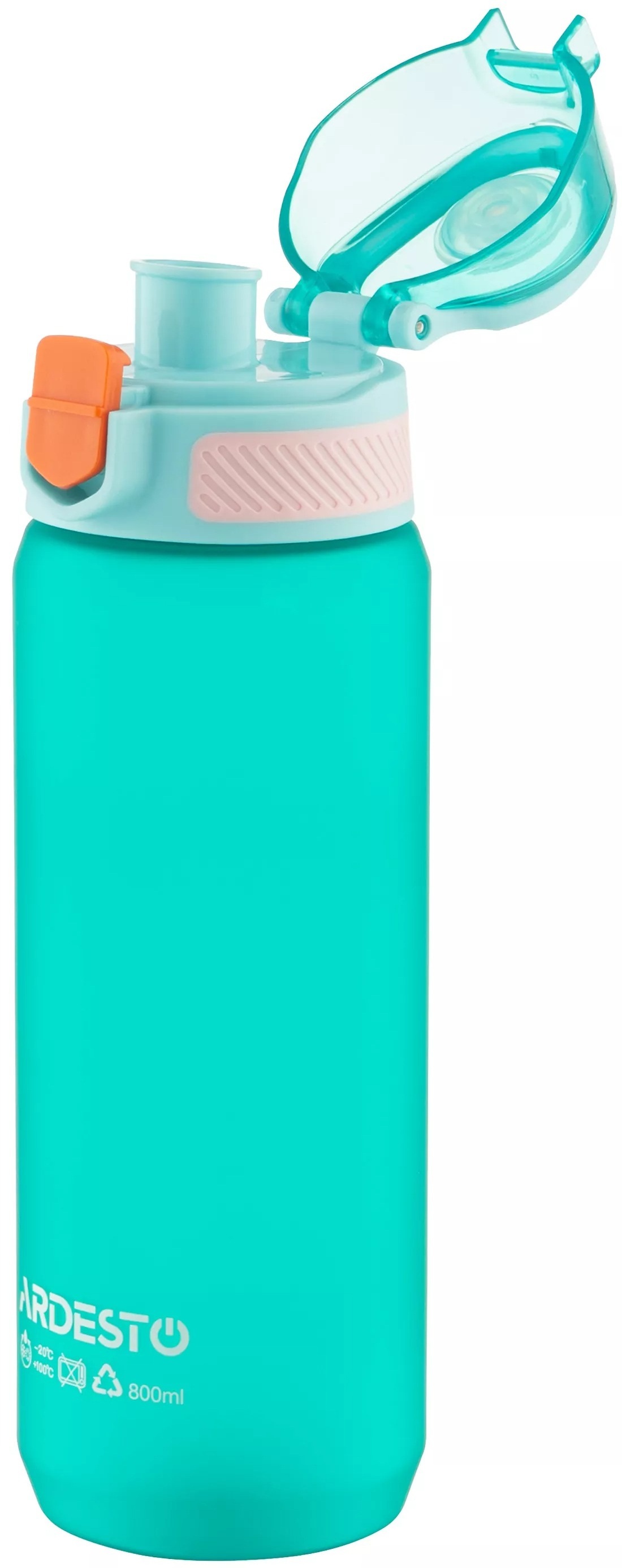 Пляшка для води ARDESTO Matte 800мл, блакитний (AR2281MB)фото3