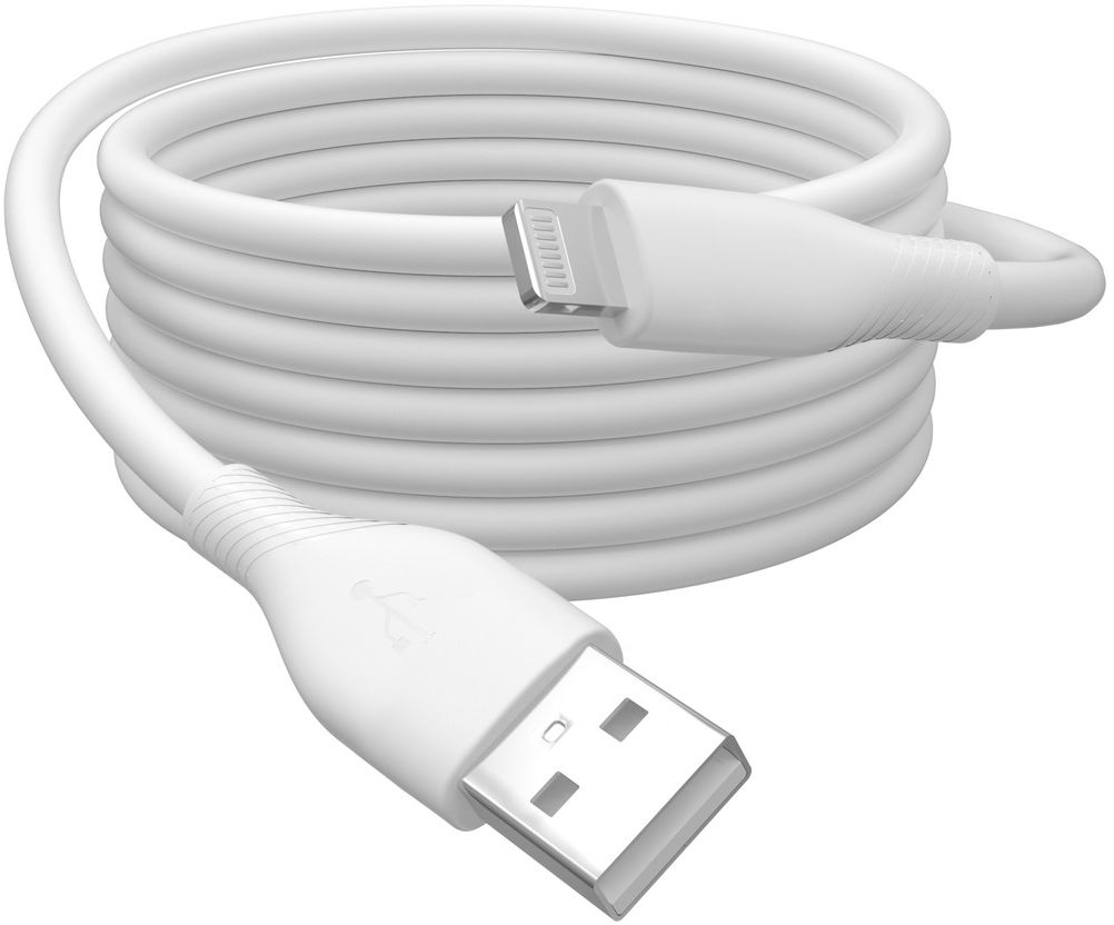 Кабель Digitus USB-A - Lightning Data/Charge, USB 2.0, 12W, 2м, White (AK-600108-020-W) фото 3