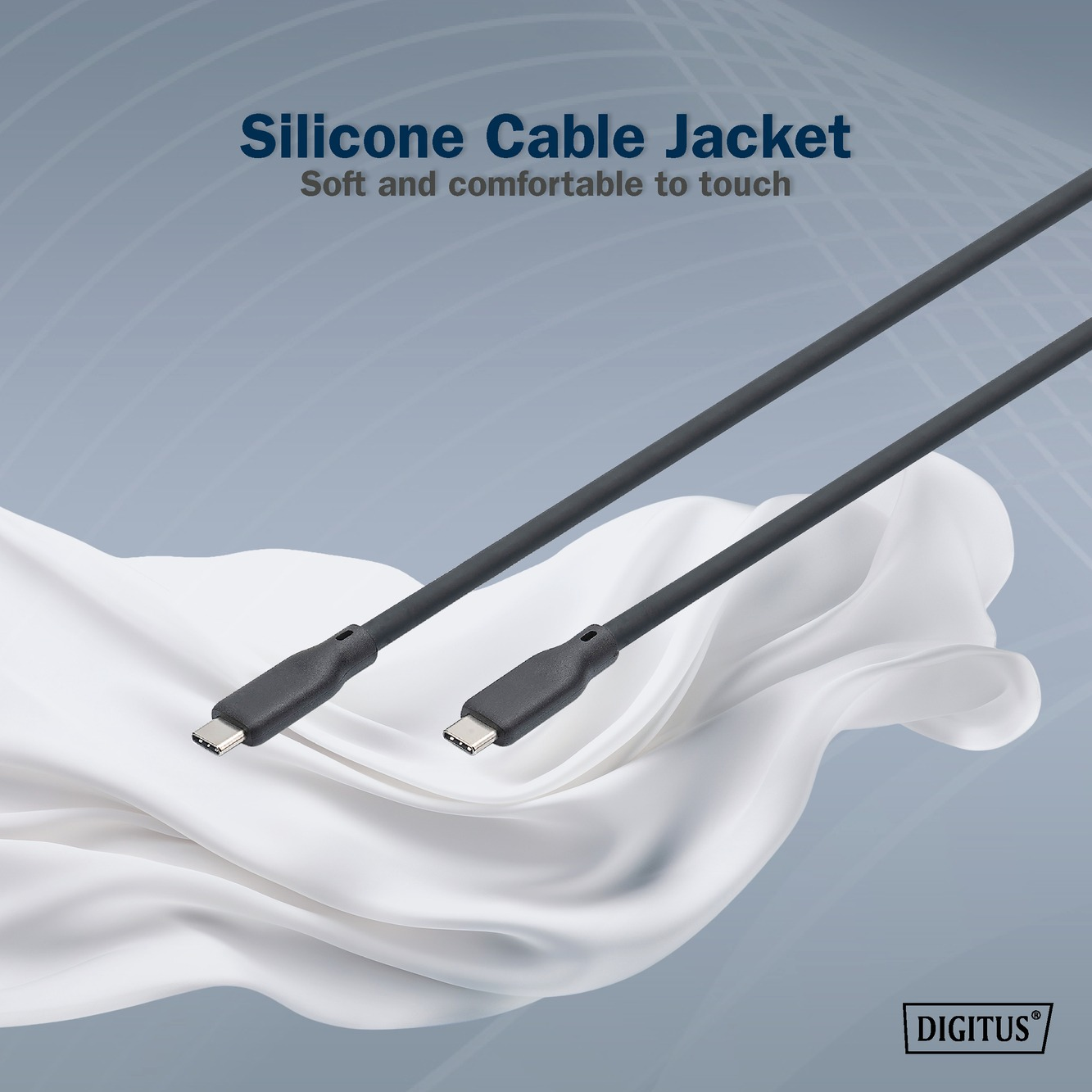 Кабель Digitus Type-C - Type-C Data/Charge, USB 4.0 Gen2, 20G, 240W, 8K, 2м, Black (AK-300344-020-S)фото8