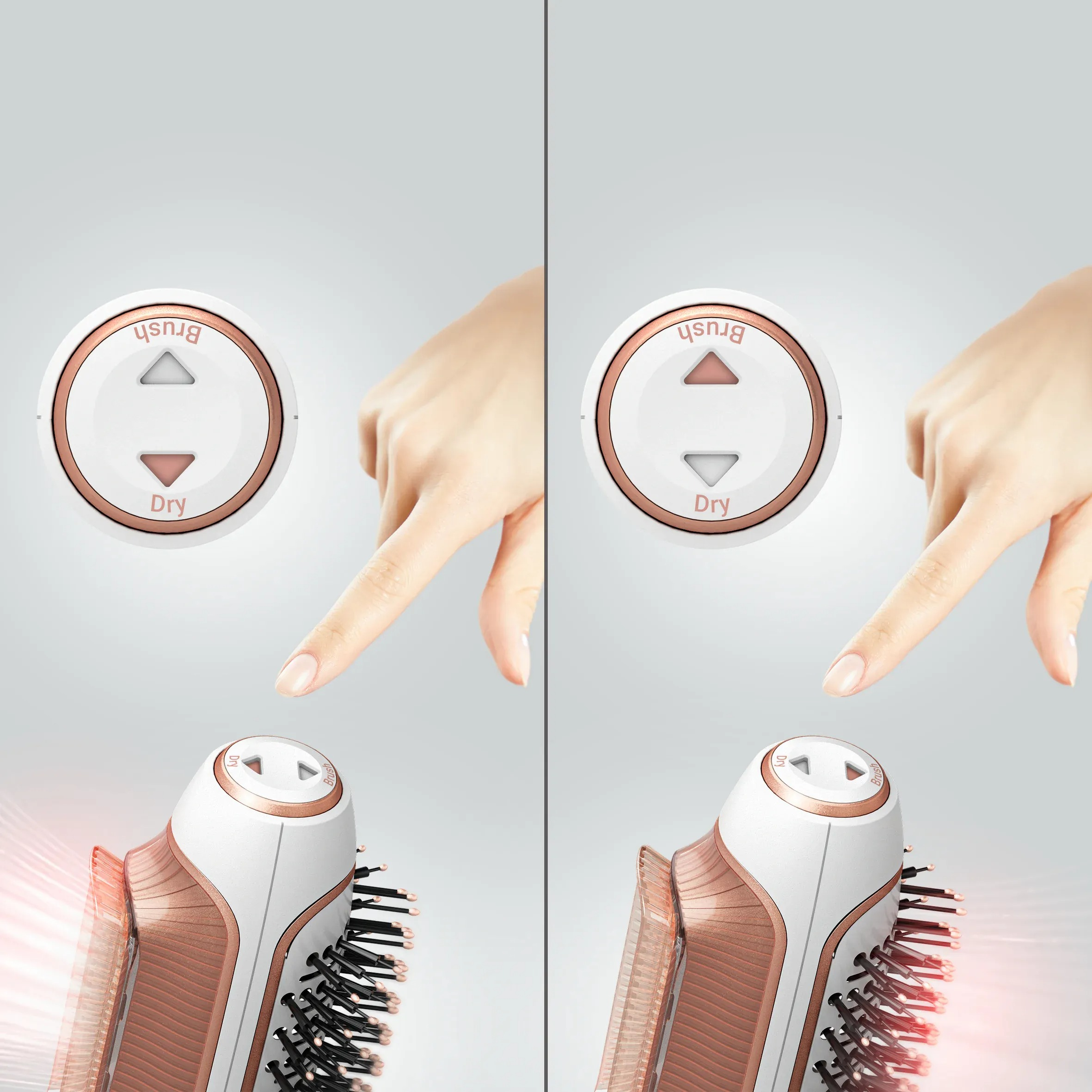 Фен-щітка Rowenta Reverso Dry&amp;Brush 2в1 CF9820F0фото