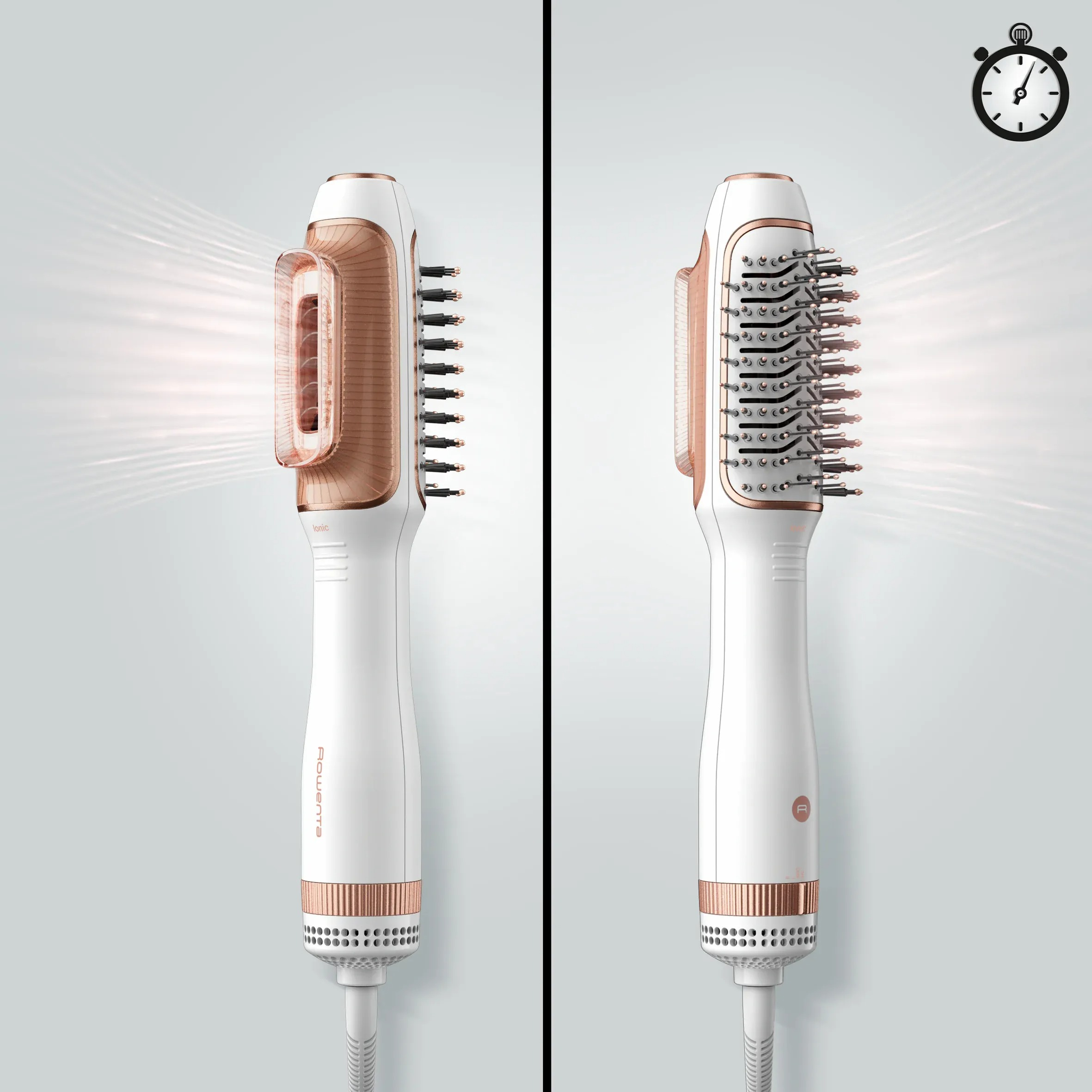 Фен-щітка Rowenta Reverso Dry&amp;Brush 2в1 CF9820F0фото