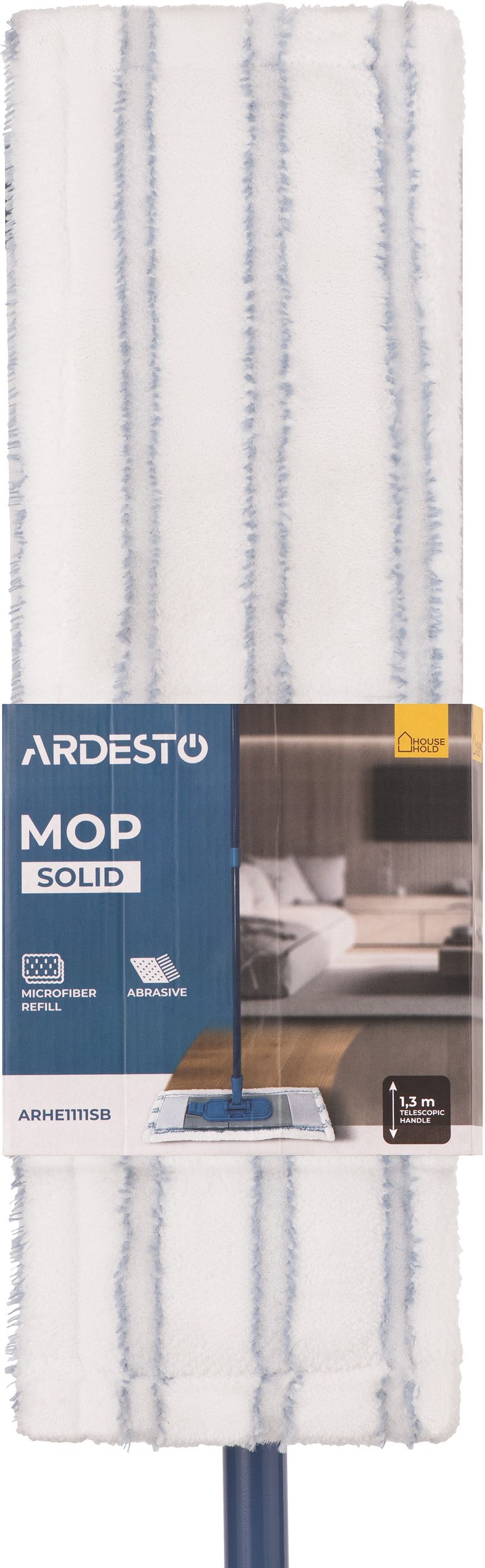 Швабра з телескопічною ручкою ARDESTO Solid 41см 75/130см синя (ARHE1111SB)фото5