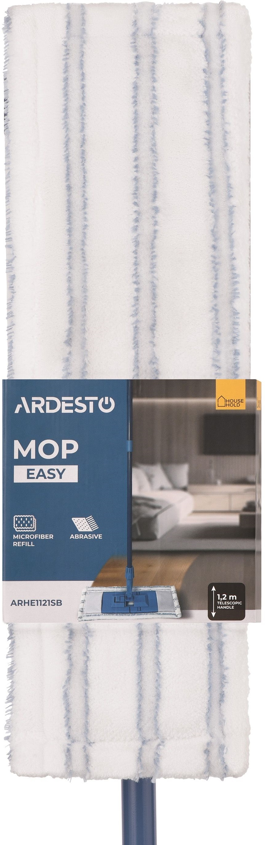 Швабра з телескопічною ручкою ARDESTO Easy 40см 70/120см синя (ARHE1121SB)фото5