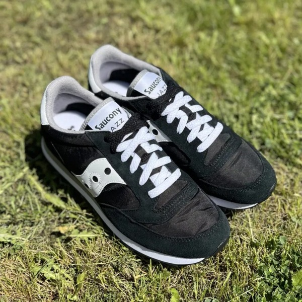 Кроссовки Saucony Jazz Original S2044-449 46,5 (12 US) черно-белые фото 