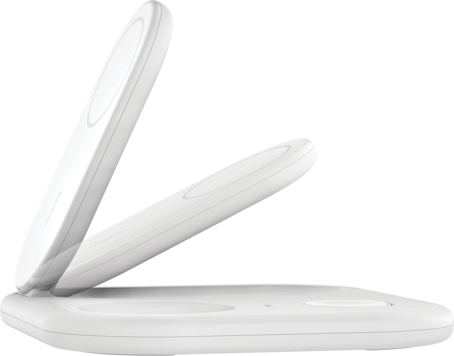 Беспроводное зарядное устройство Belkin 3в1 Magnetic Foldable iPhone/Watch/AirPods Qi2 15W, White (WIZ029VFWH) фото