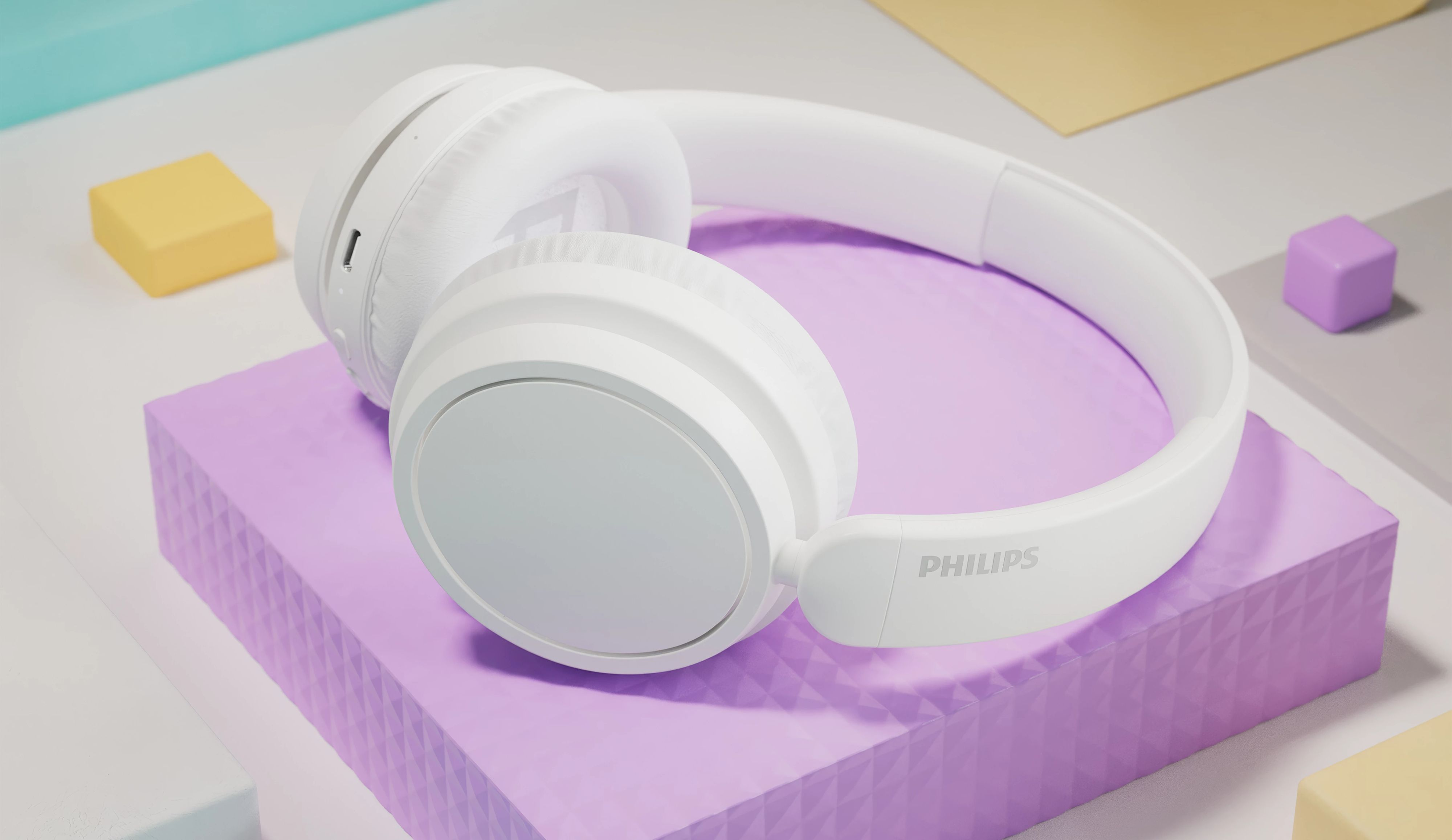 Наушники Philips TAH5209 Over-ear SBC Wireless Mic White (TAH5209WT/00)фото10