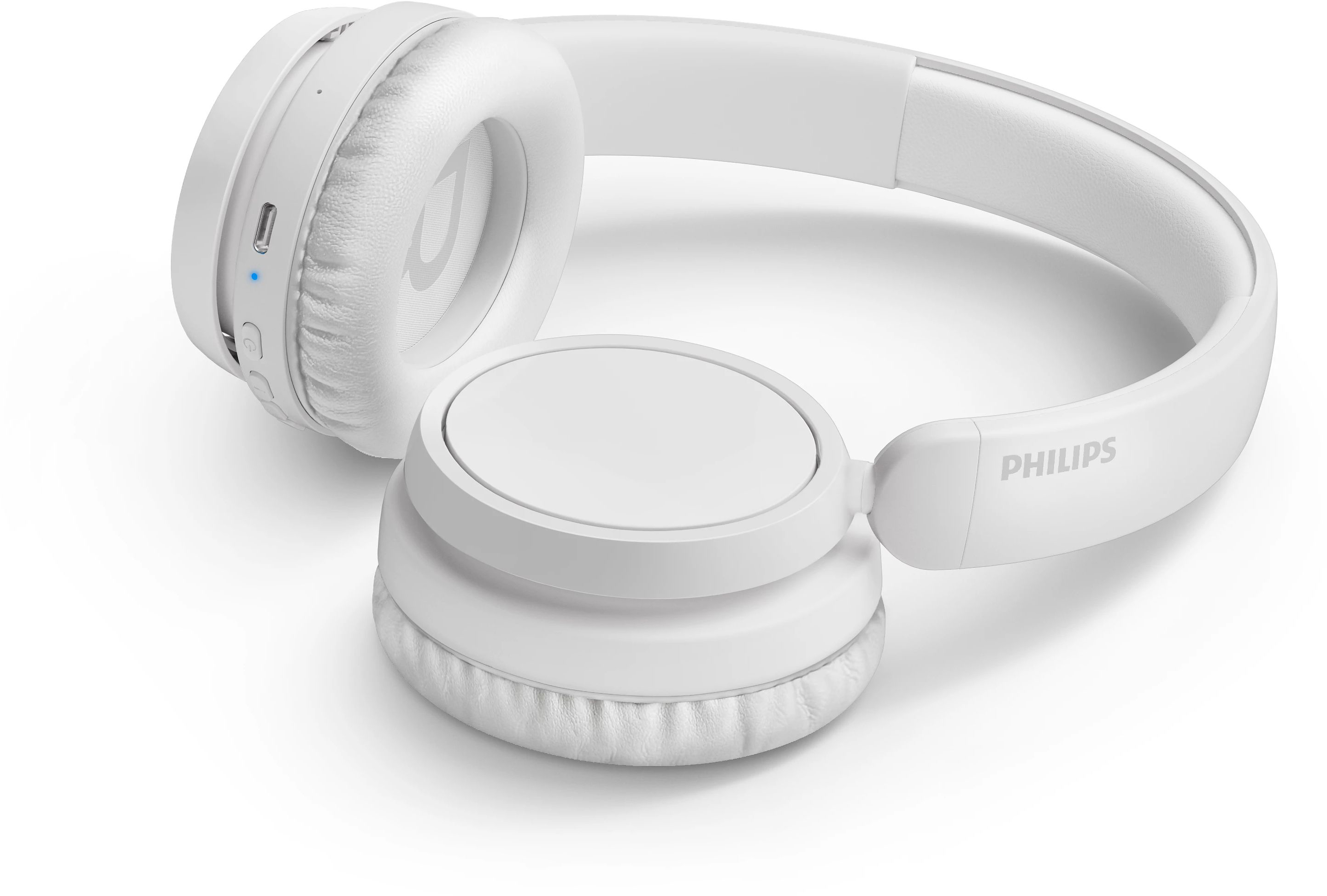 Наушники Philips TAH5209 Over-ear SBC Wireless Mic White (TAH5209WT/00)фото7