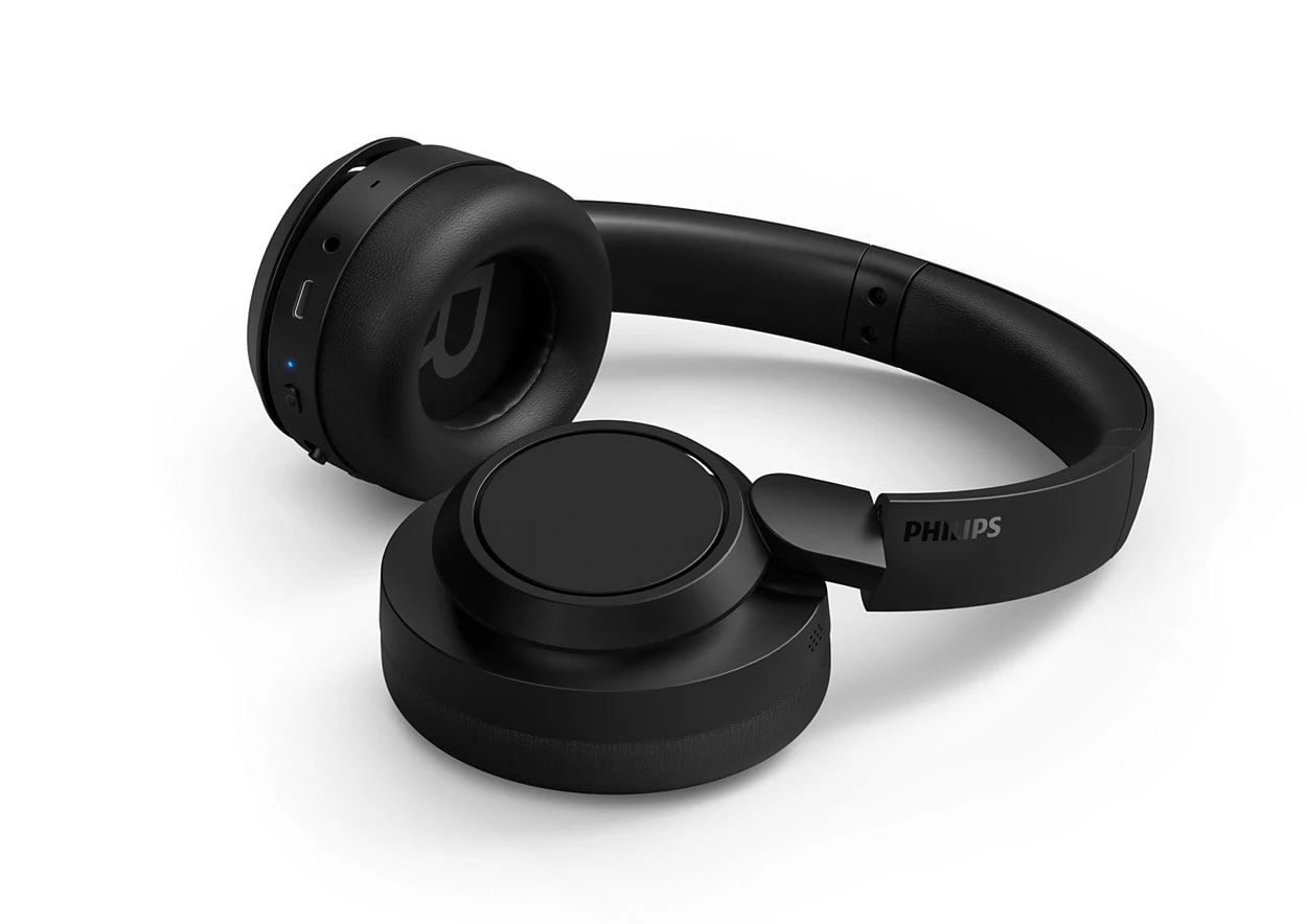 Наушники Philips TAH6509 Over-ear ANC Hi-Res Wireless Mic Black (TAH6509BK/00)фото7