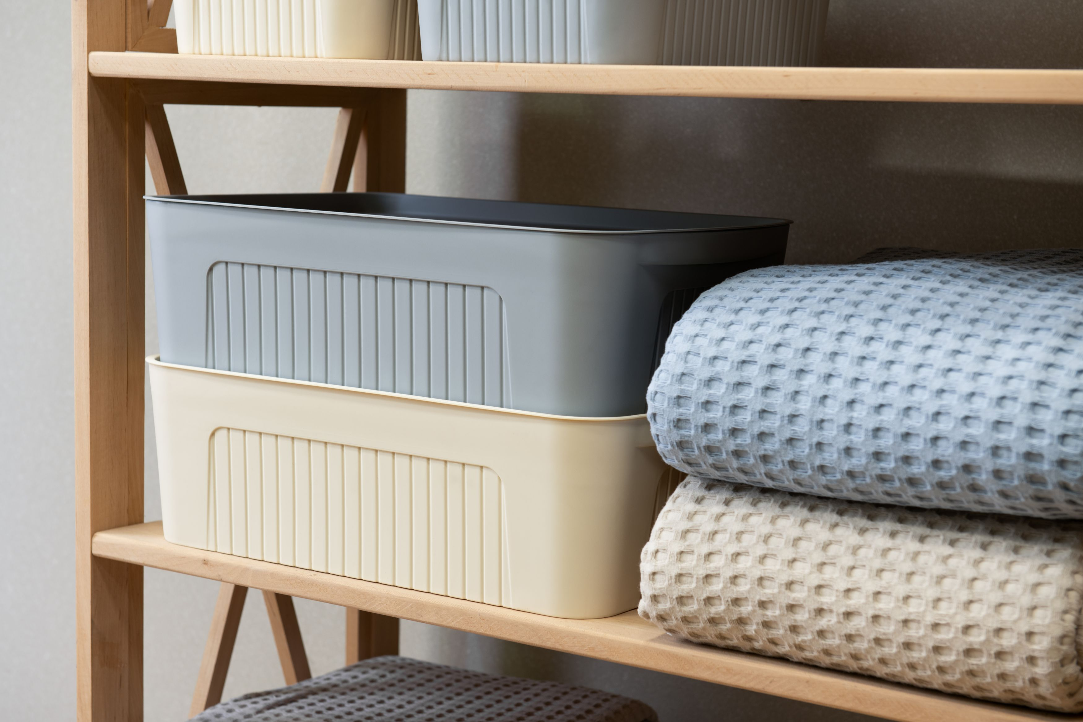 Кошик для зберігання ARDESTO 32х21.5х14см з кришкою 6л сірий (ARHC2506G)фото8