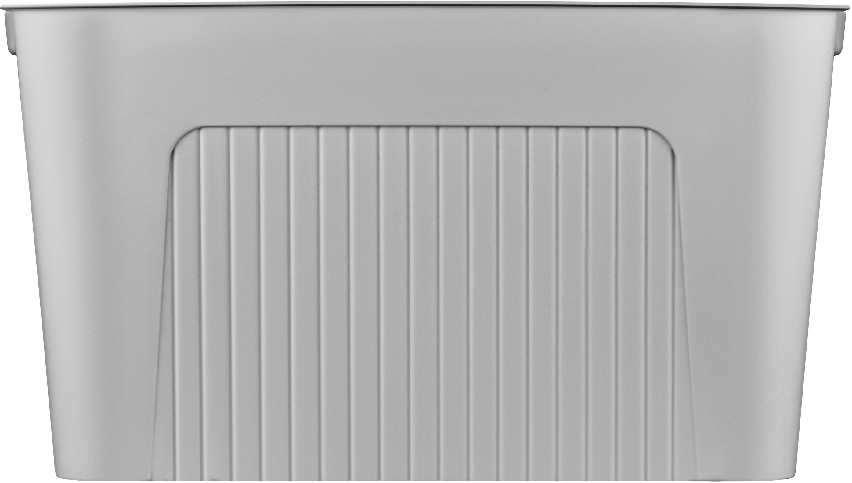 Кошик для зберігання ARDESTO 45.5х31х24.5см з кришкою 23л сірий (ARHC2523G)фото