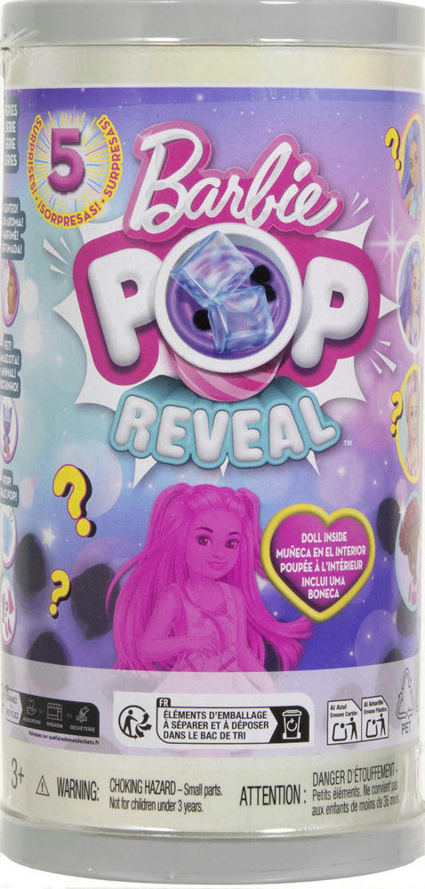 Кукла Челси и друзья «Pop Reveal» серии «Крутые Бабл-ти» Barbie (сюрприз) (HRK63) фото 4