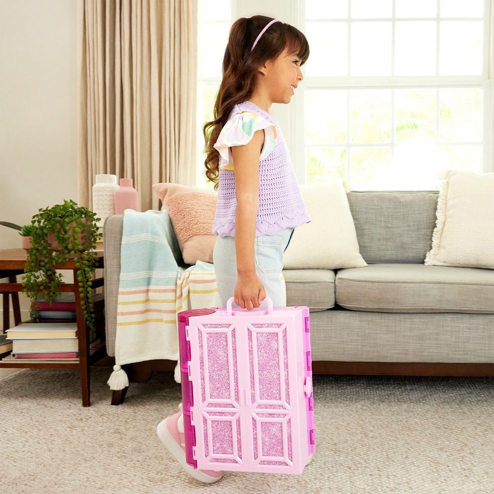 Стильна гардеробна Barbie з лялькою (HXD58)фото6