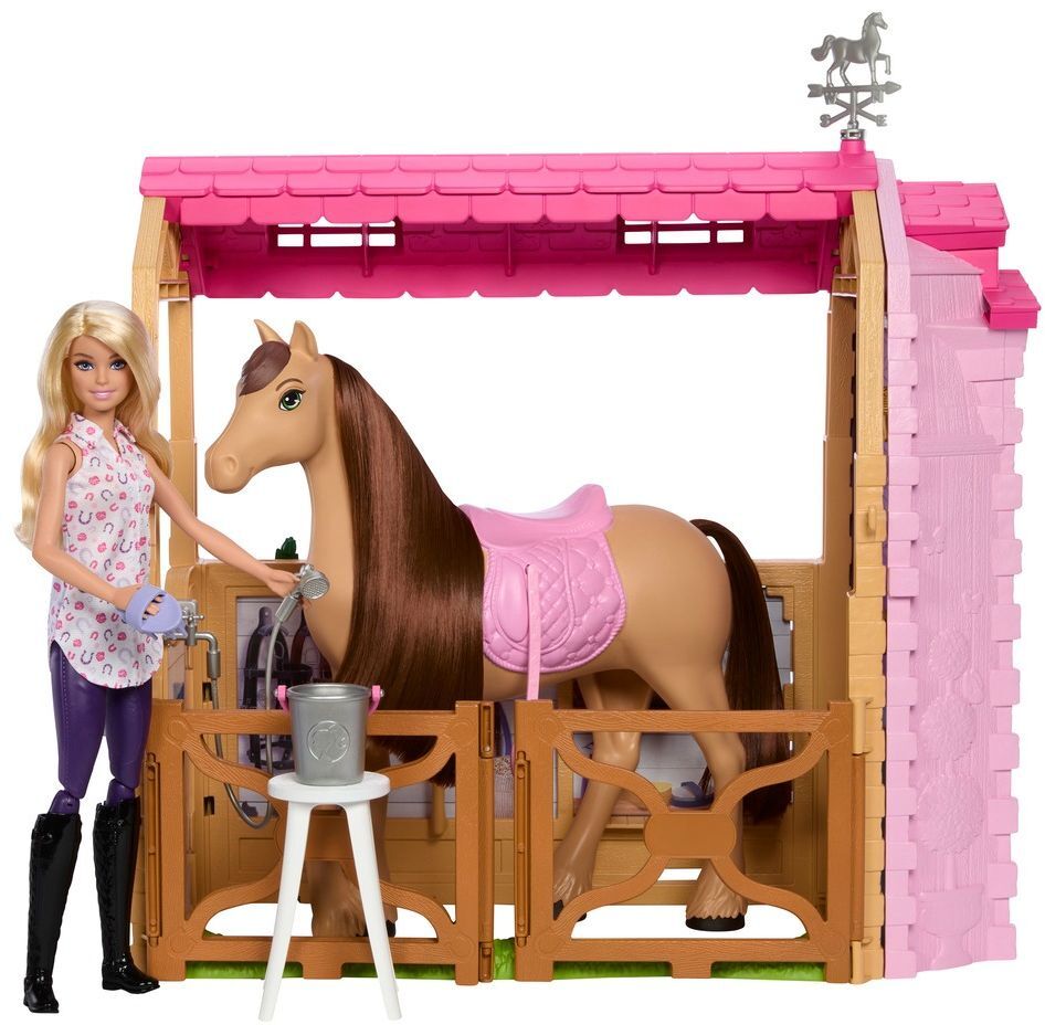 Набір Barbie "Чудова стайня для конячки" (HXJ44)фото