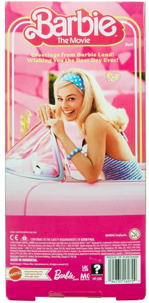 Коллекционная кукла Barbie «Perfect Day» по мотивам фильма «Барби» (HPJ96) фото 8