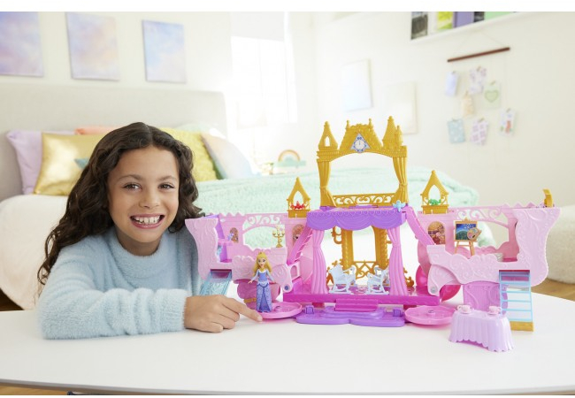 Карета-замок 2 в 1 с мини-куклой Аврора Disney Princess (HWX17) фото 6