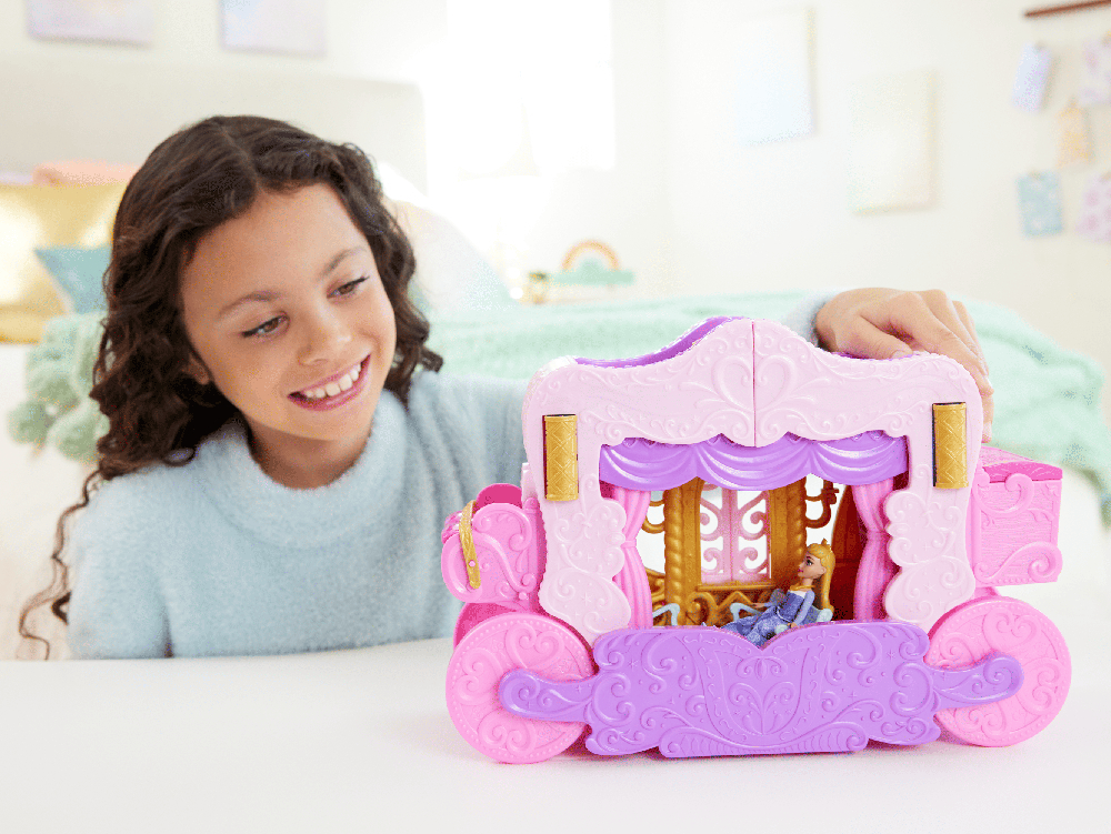 Карета-замок 2 в 1 с мини-куклой Аврора Disney Princess (HWX17) фото 7