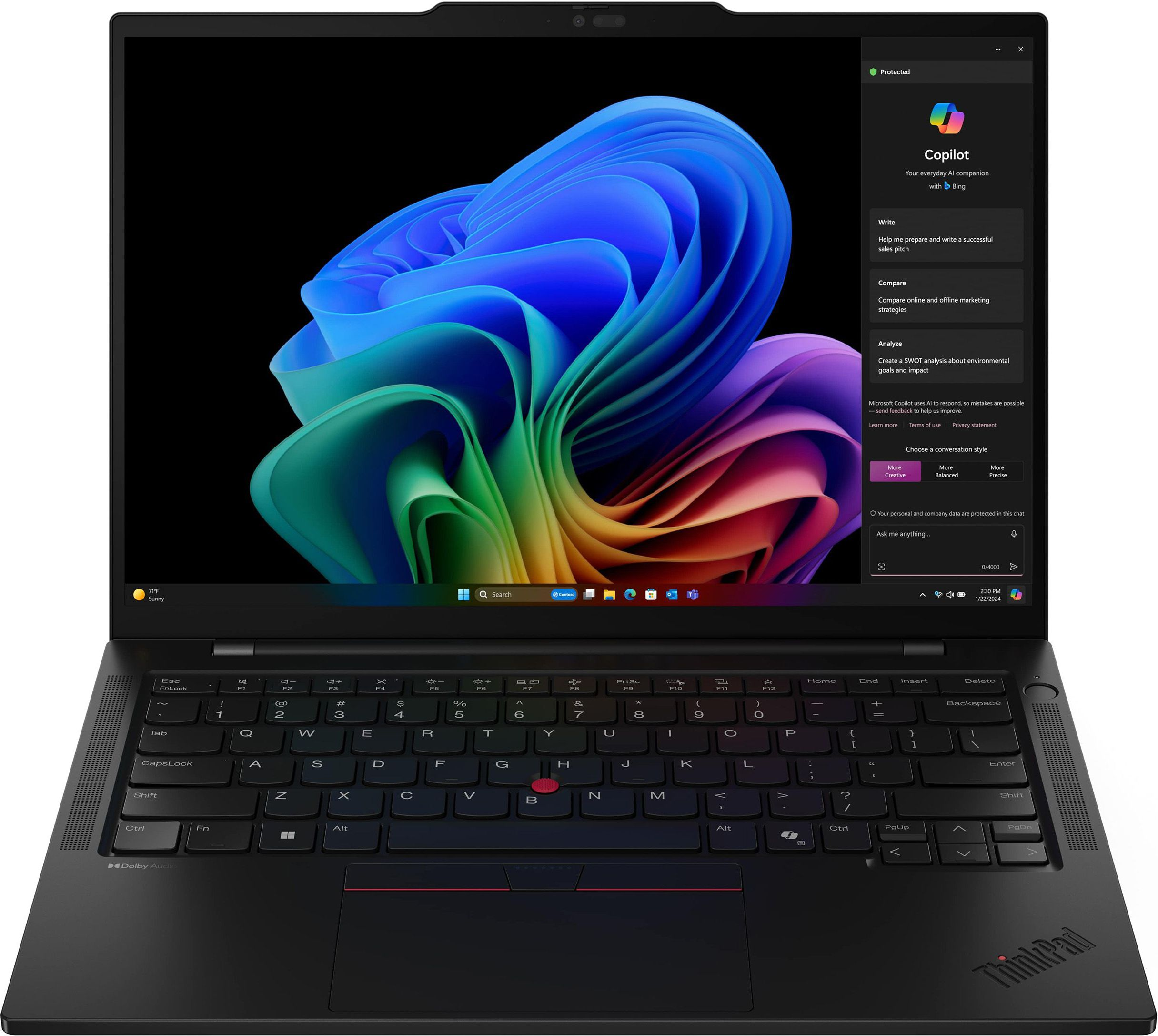 Ноутбук Lenovo ThinkPad T14s Gen 6 (21N10009RA) фото 2