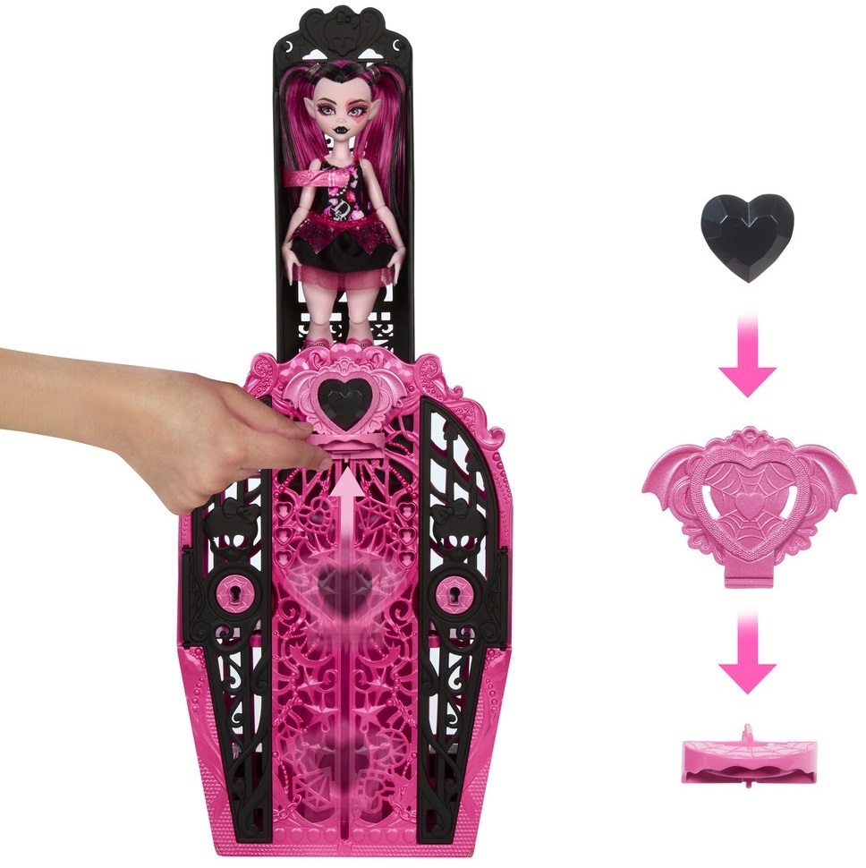 Набор-сюрприз Monster High "Ужас-секреты Дракулоры" серии "Тайны монстров" (HXH84) фото 