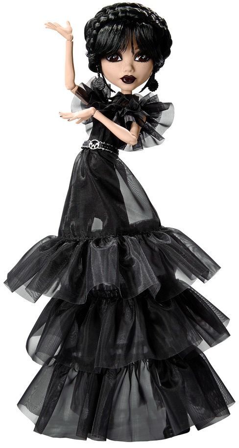 Коллекционная кукла Венздей «Танцы Rave'N», Monster High X Wednesday (HXJ03) фото 3