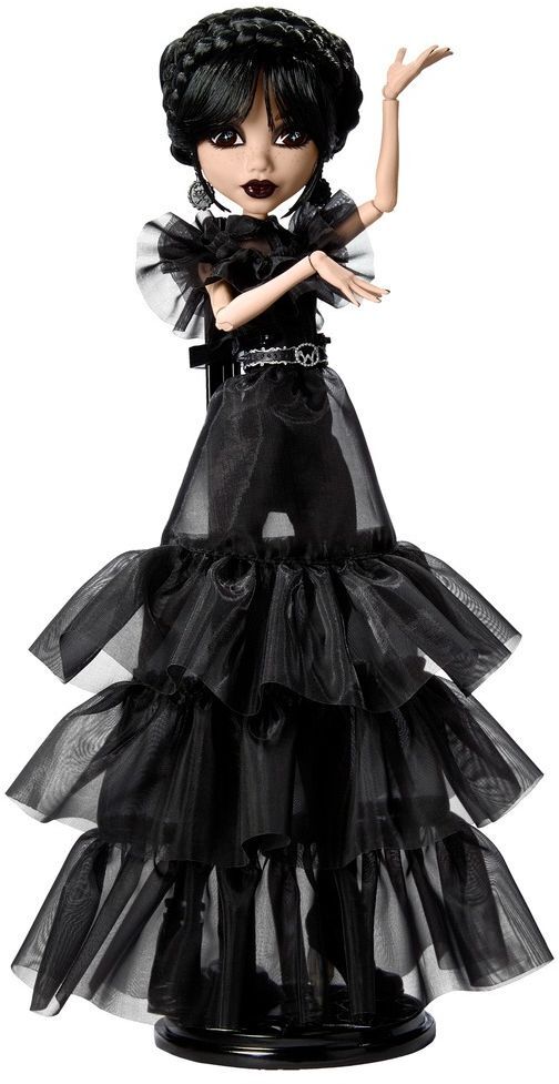 Коллекционная кукла Венздей «Танцы Rave'N», Monster High X Wednesday (HXJ03) фото 2