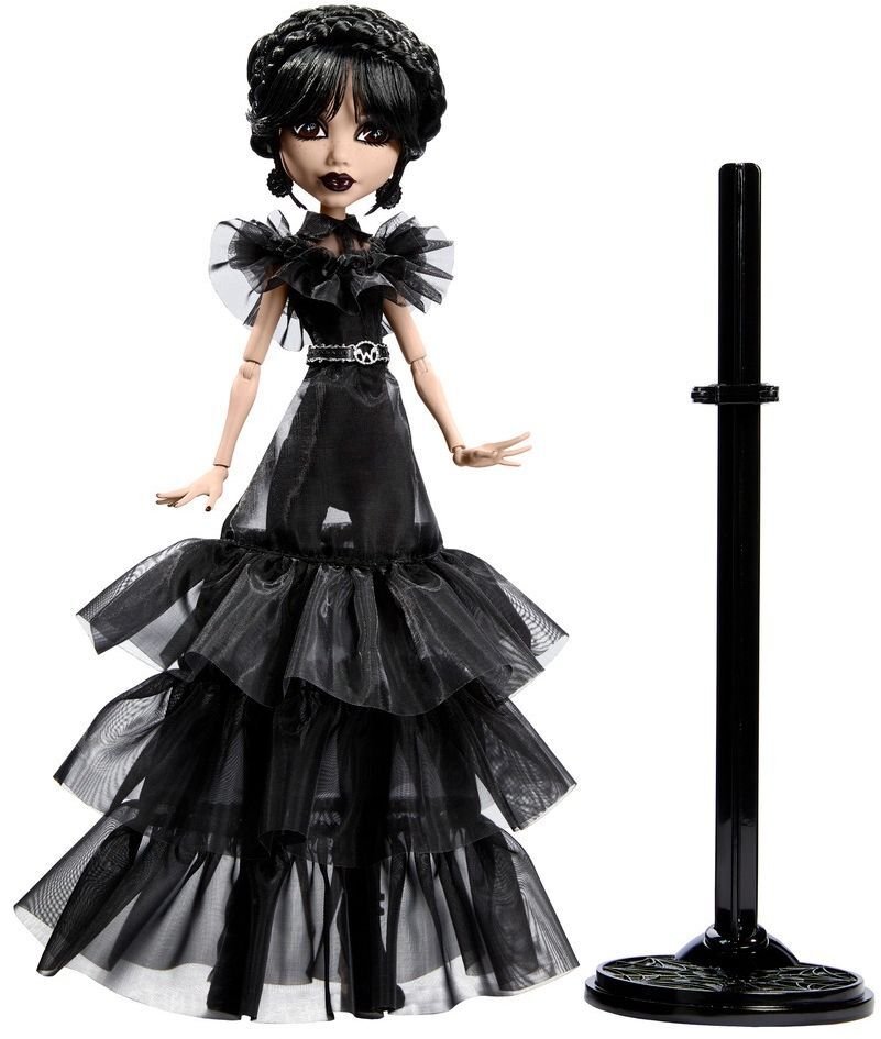 Коллекционная кукла Венздей «Танцы Rave'N», Monster High X Wednesday (HXJ03) фото 7