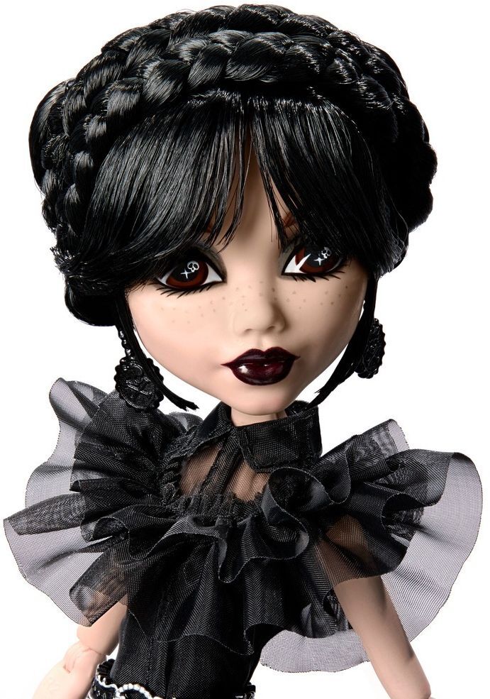 Коллекционная кукла Венздей «Танцы Rave'N», Monster High X Wednesday (HXJ03) фото 5