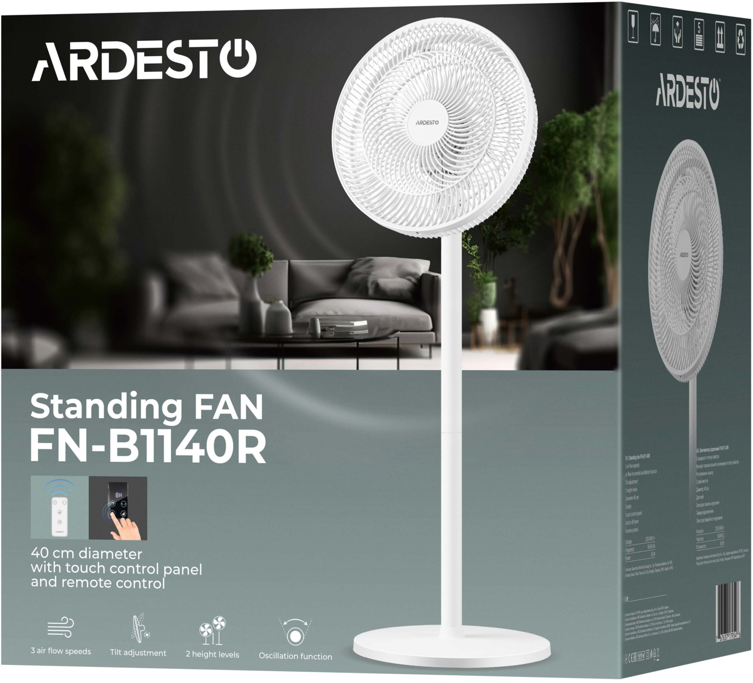 Вентилятор ARDESTO FN-B1140R фото