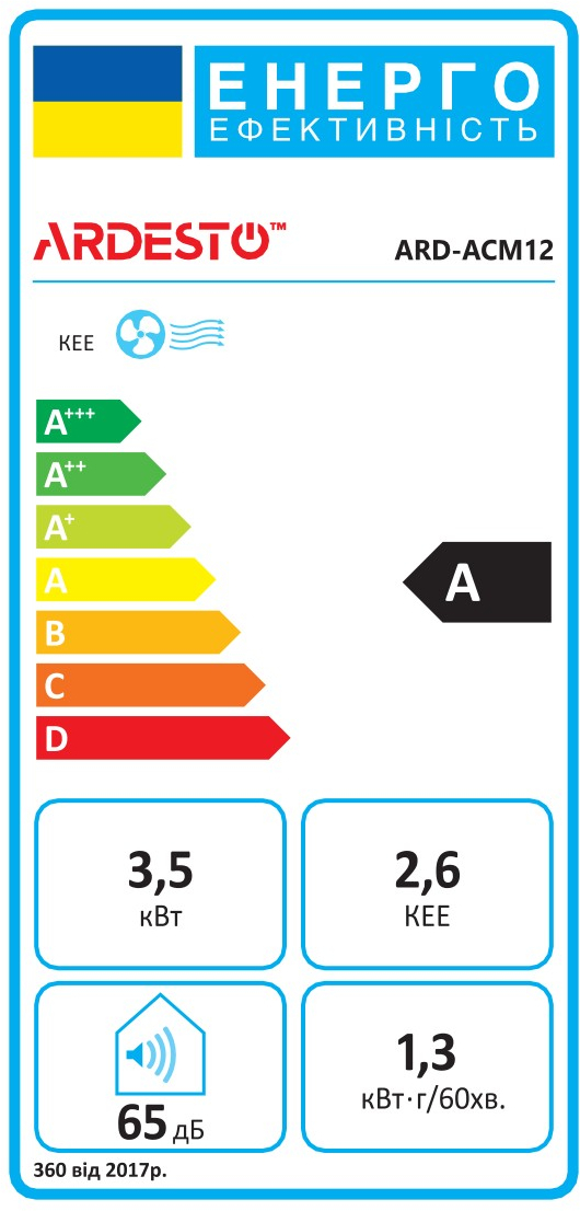 Мобільний кондиціонер ARDESTO ARD-ACM12фото15