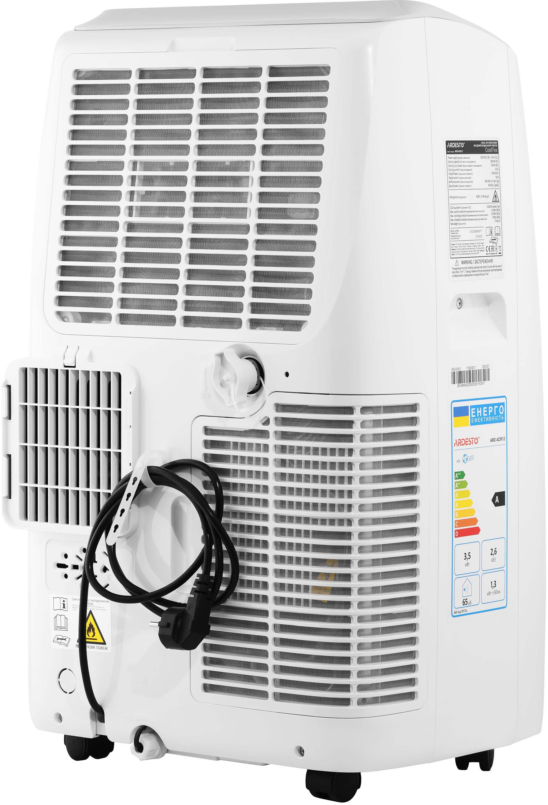 Мобільний кондиціонер ARDESTO ARD-ACM12фото3
