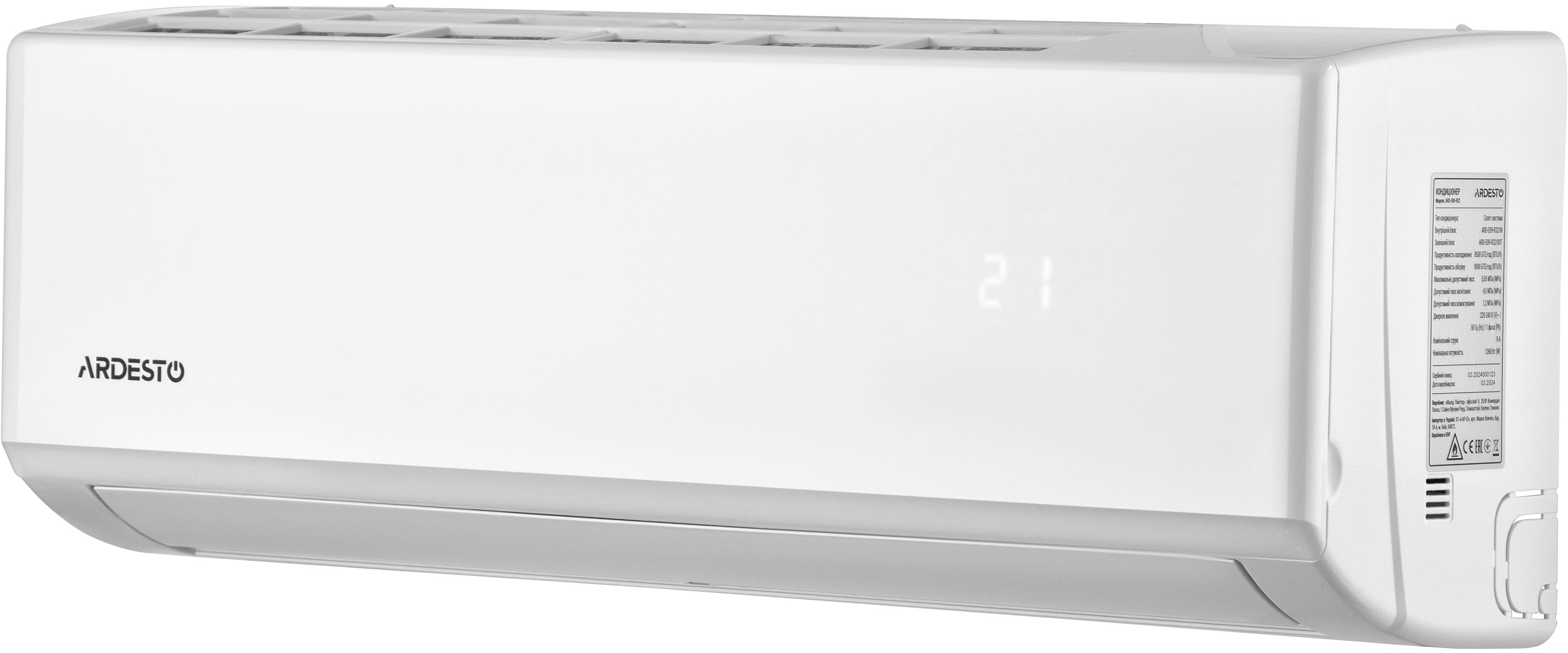 Кондиционер Ardesto ARD-ACS24-I фото 7