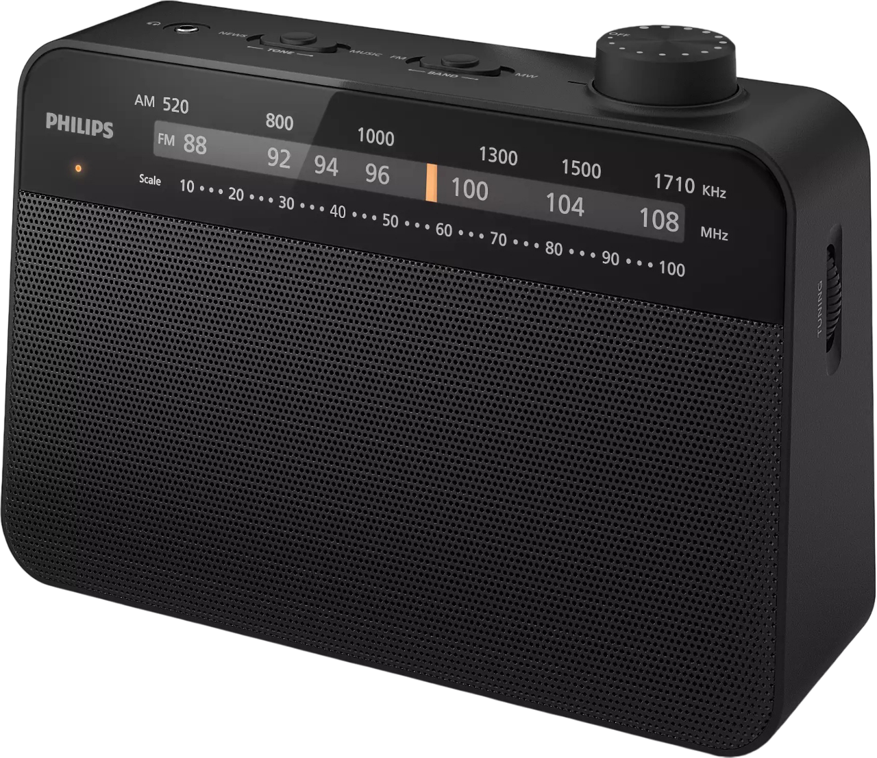 Портативне радіо Philips TAR2509 FM/MW, mono 300 mW, AUX 3.5mm, 2хLR20фото