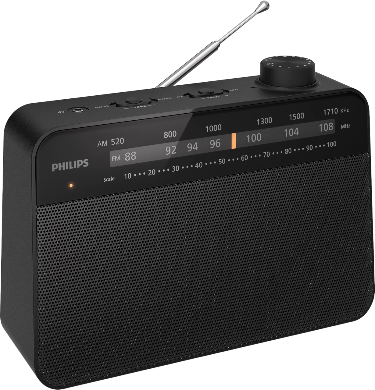 Портативне радіо Philips TAR2509 FM/MW, mono 300 mW, AUX 3.5mm, 2хLR20фото
