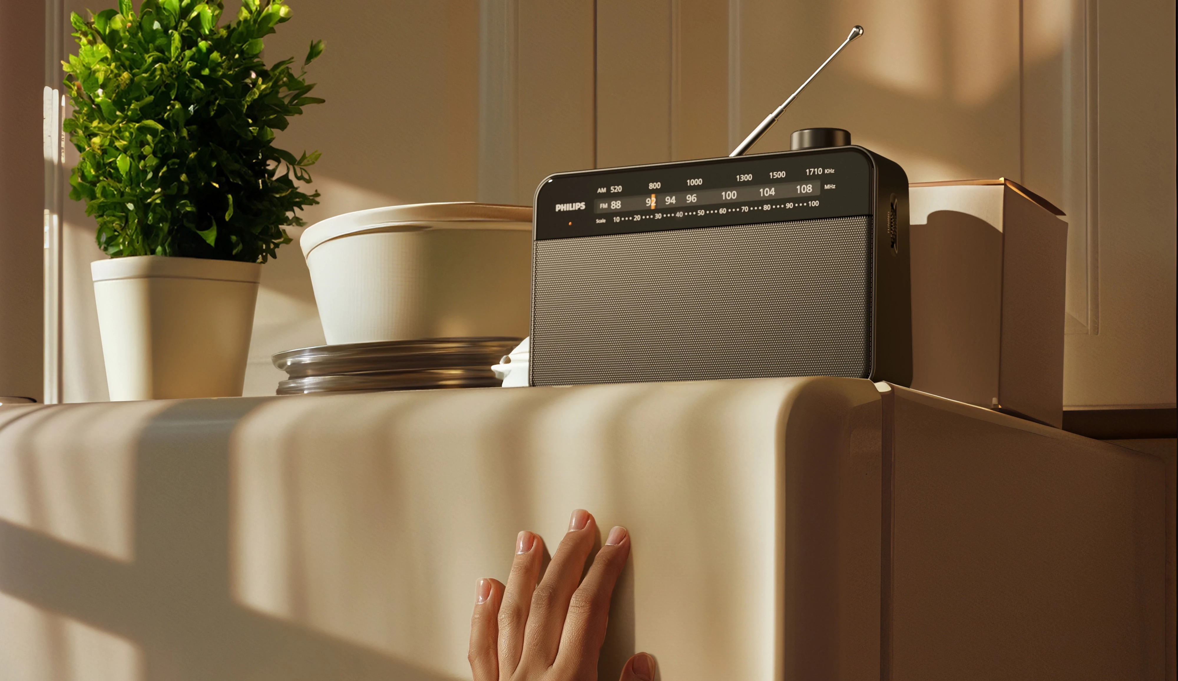 Портативне радіо Philips TAR2509 FM/MW, mono 300 mW, AUX 3.5mm, 2хLR20фото