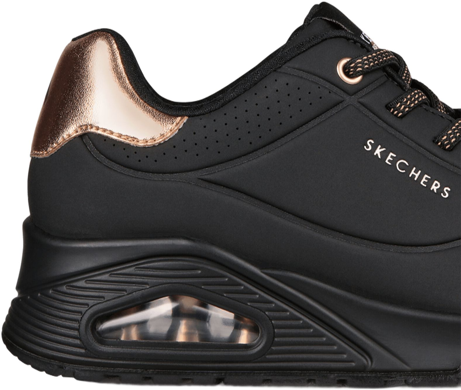 Кросівки жіночі Skechers Uno – Shimmer Away 155196 BBK 35 (5 US) чорніфото8