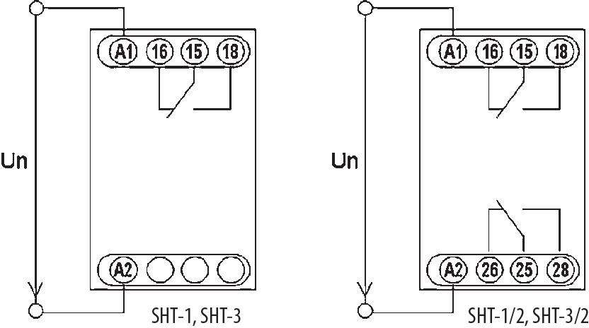 Програмоване цифрове реле ETI, SHT-1 UNI 12-240 AC/DC (1x16A_AC1) (2470051) фото 3