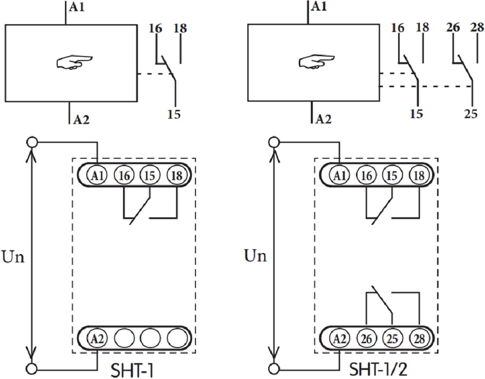 Программируемое цифровое реле ETI, SHT-1 230V AC (1x16A_AC1) (2470050) фото 2