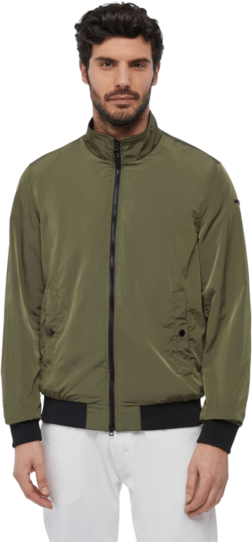 Демисезонная куртка Geox Deiven Bomber M4522S-T3079-F3511 50 хаки фото 9