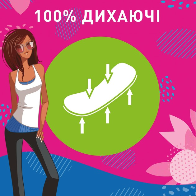 Гігієнічні прокладки Carefree Cotton Aloe feel normal 20 штфото5