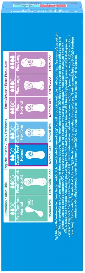 Гігієнічні прокладки Carefree Cotton Aloe feel normal 20 штфото2